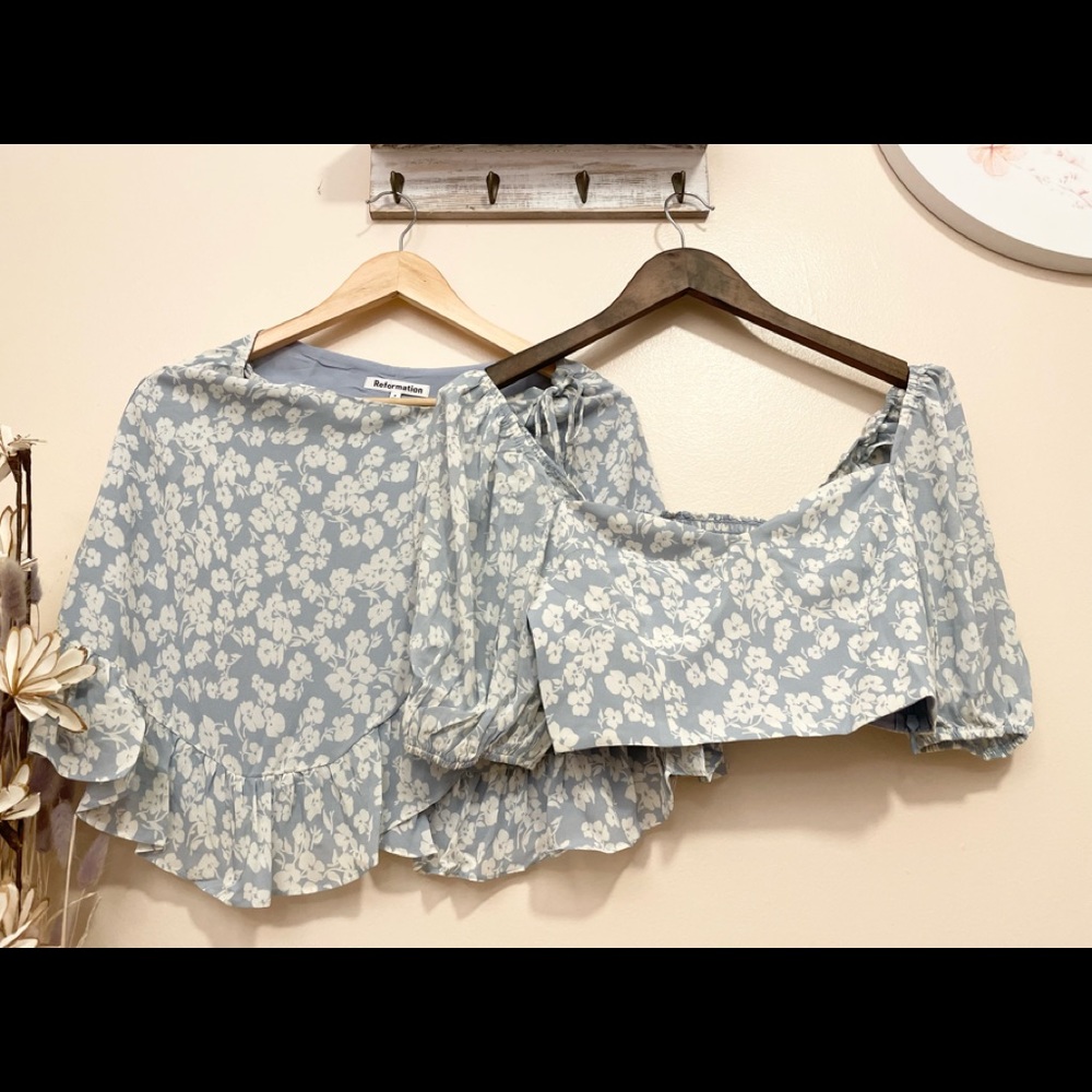 Reformation Sinead Two Piece Sofie AUTHENTIC - Picture 9 of 15
